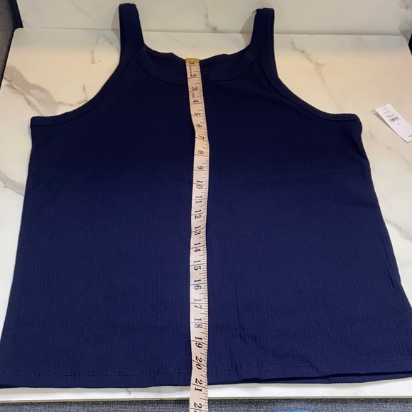 GAP Rib Navy Blue Tank Top - Picture 5 of 11